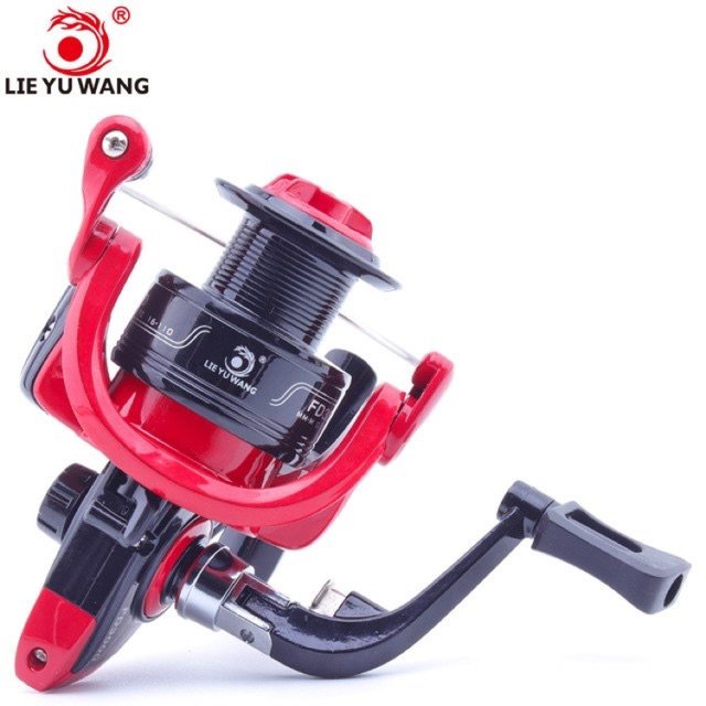 LIEYUWANG Reel Pancing FD5000 12+1 Ball Bearing - Red/Black