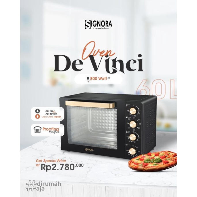 #@#@#@#@] Signora OVEN DE VINCI + BONUS Hadiah Langsung