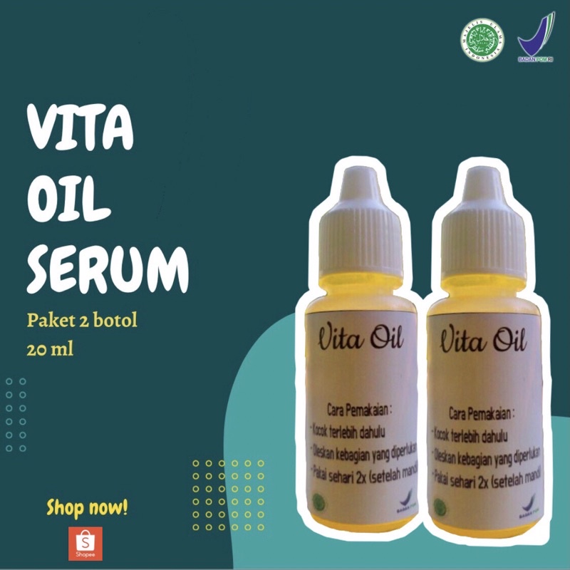 VITA OIL ORIGINAL! Penghilang Bekas Luka Hitam|Koreng|Panu|Kurap|Penghilang Luka Timbul |