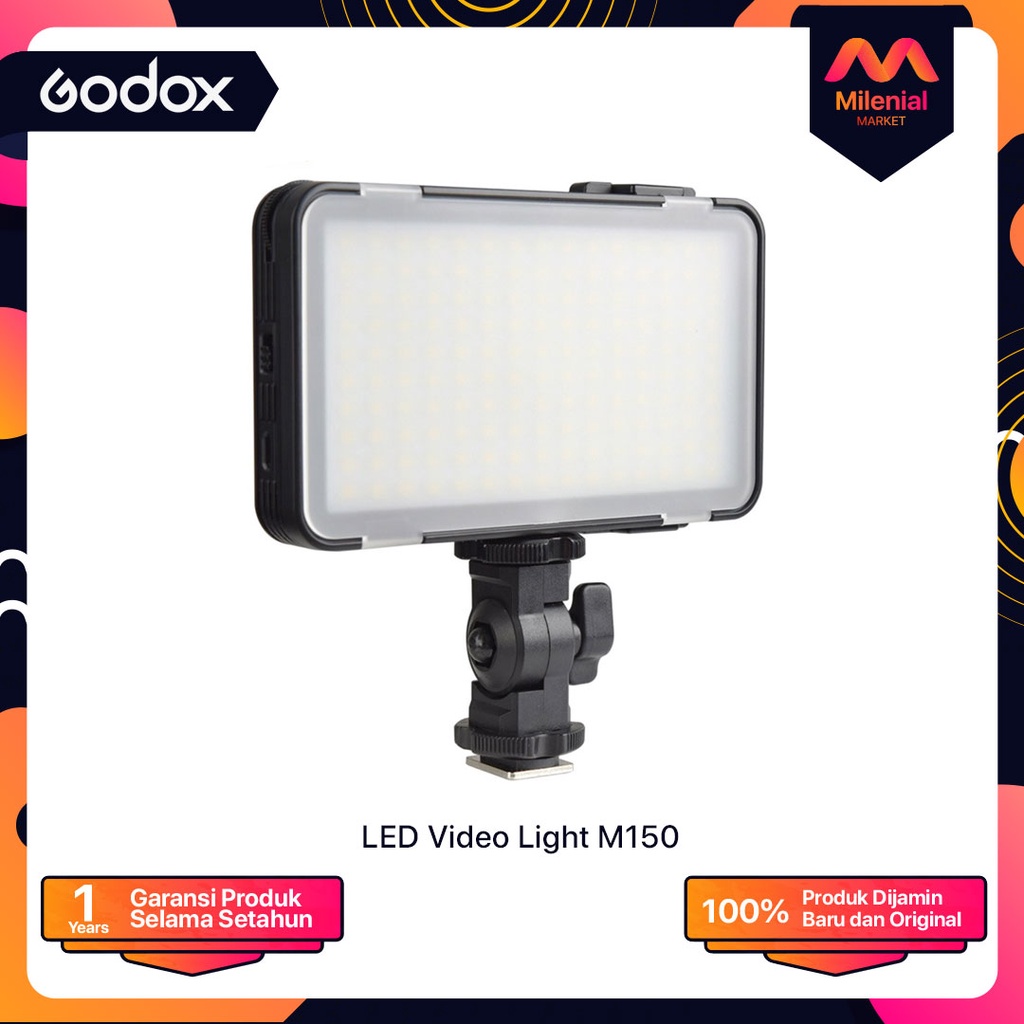 LED Godox M150 Video Light Vlog Smartphone Mirorless DSLR