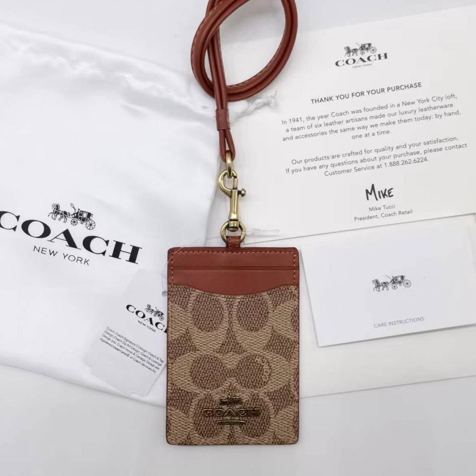 

Top Produk.. Baru!!! Coach Metal LOGO Lanyard ID Card Holder Name Tag Delapan Warna
