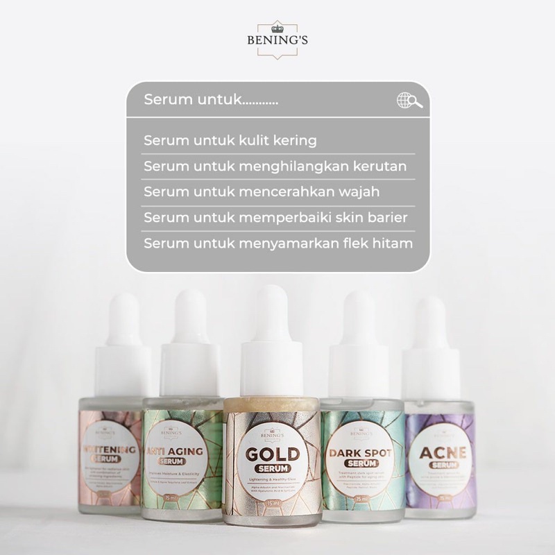 SERUM BENING'S SKINCARE / Bening skincare
