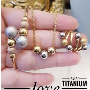 Set perhiasan Titanium lengkap 006