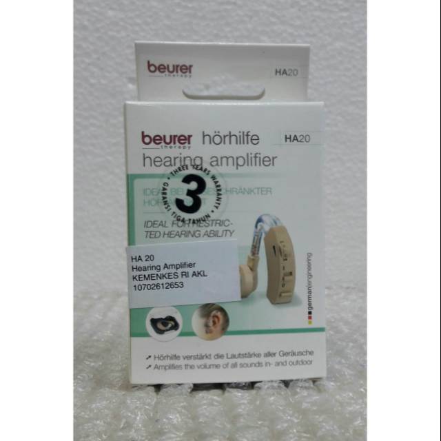BEURER HEARING AMPLIFIER HA 20