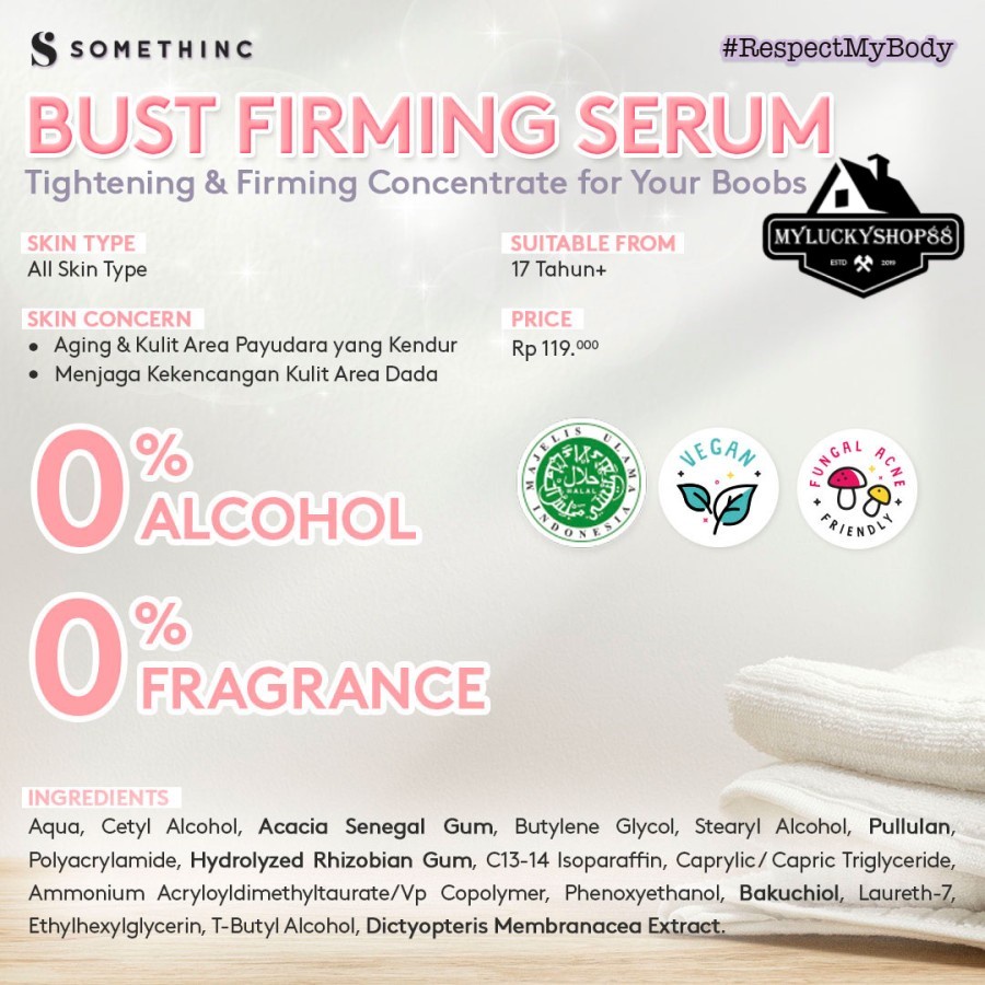 Somethinc Bust Firming Serum Perawatan Pengencang Pembesar Payudara