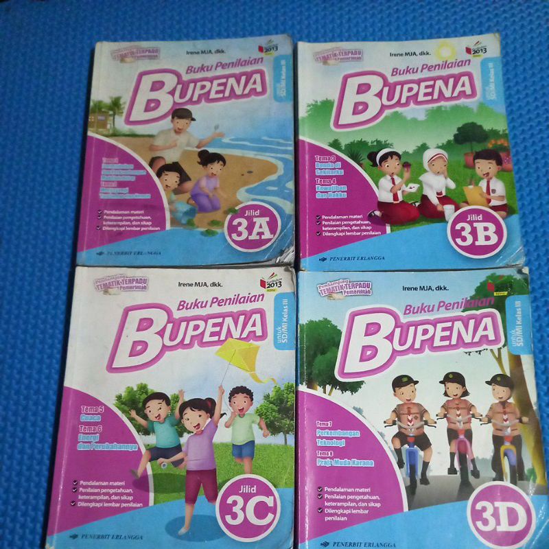 BUPENA KELAS 3 A,B,C,D ORIGINAL (BEKAS)