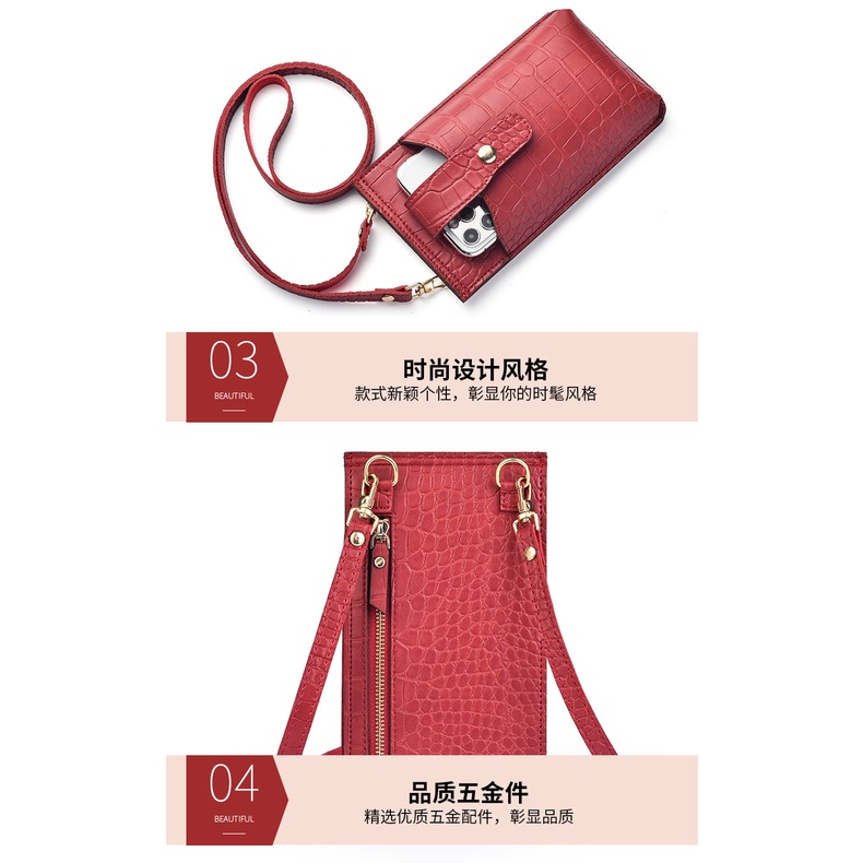 1001 IMPORT TAS DOMPET MINI  WANITA CROCO WATERPROOF !!! - 3 VARIASI