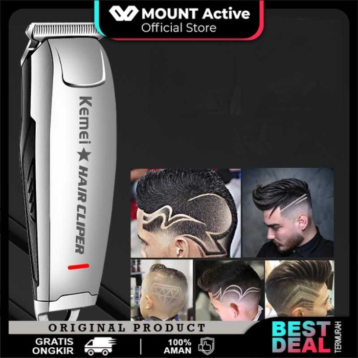 

Kemei Alat Cukur Elektrik Hair Trimmer Shaver - KM-2812