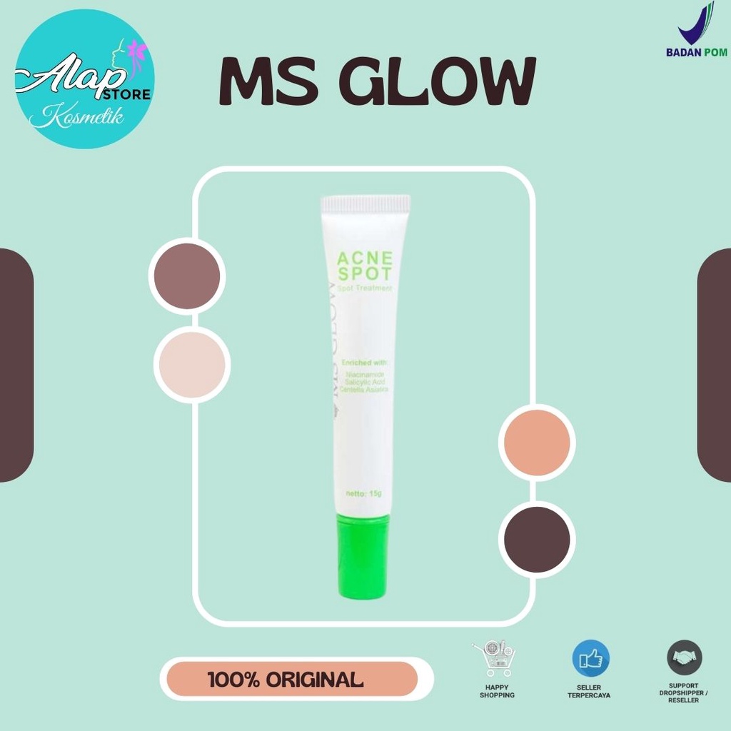 Ms Glow Acne Spot Ms Glow Original 100% Spot Totol Jerawat Terampuh Ms Glow