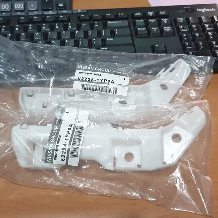 ORI Bracket Breket Bemper DEPAN NISSAN GRAND LIVINA NEW 2012 2013 2014 Dudukan Pegangan Braket Space