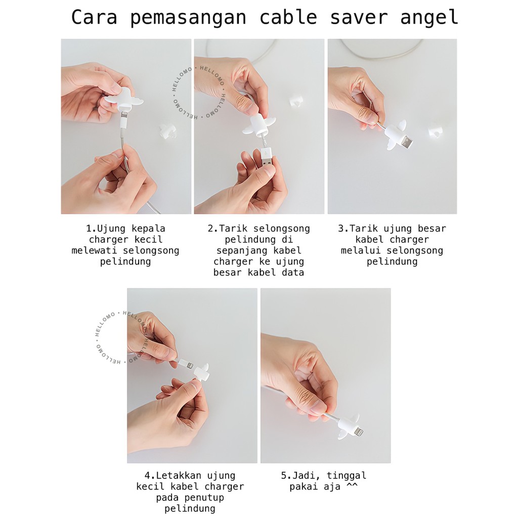 Cable Protector Pelindung Kabel Hp Lightning Saver Cable Saver Android