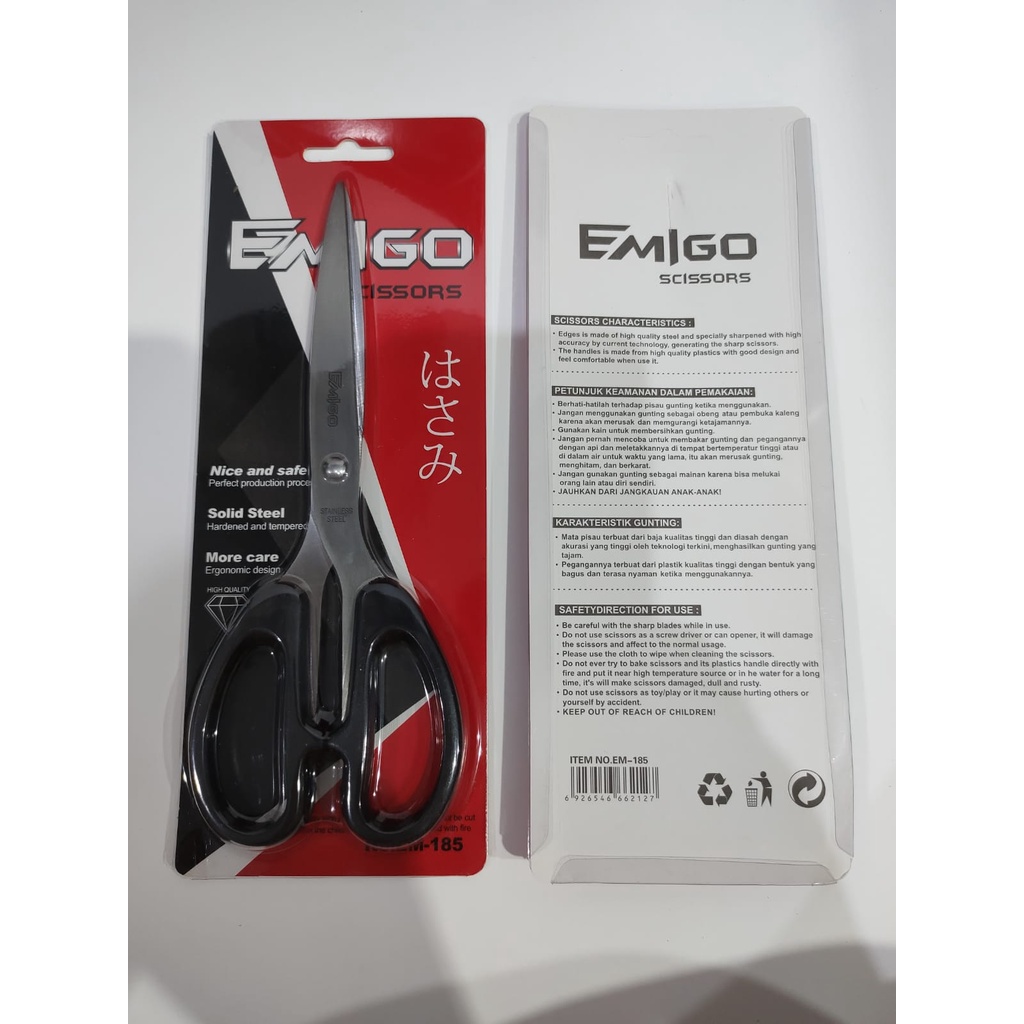 

Gunting Emigo Besar 185