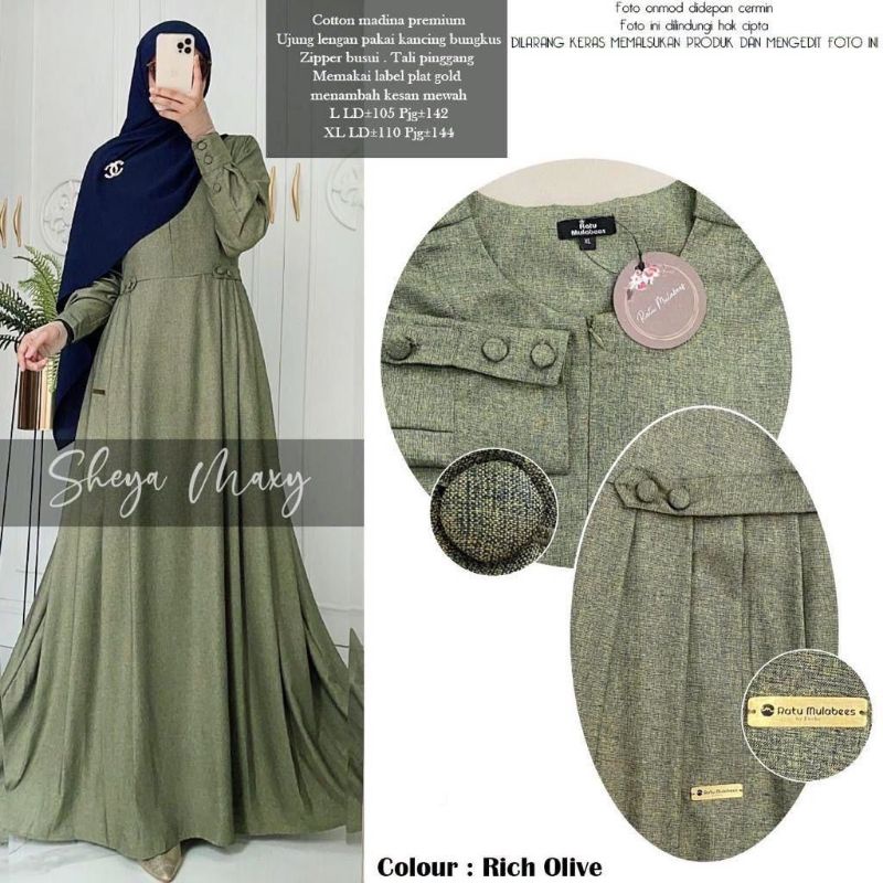 RATU MULABEES SHEYA MAXY ORI || GAMIS MADINA PREMIUM || GAMIS ORI RATU GAMIS BEST SELLER
