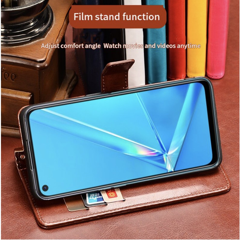 Oppo Reno 4 Flip Cover Wallet Leather Case