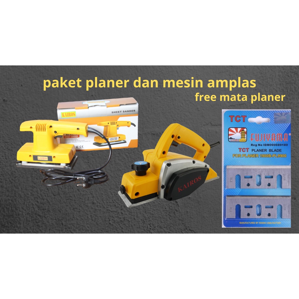 NEW PRODUK!! mesin amplas kayu kairos dan mesin mesin serut kayu paket tukang kayu