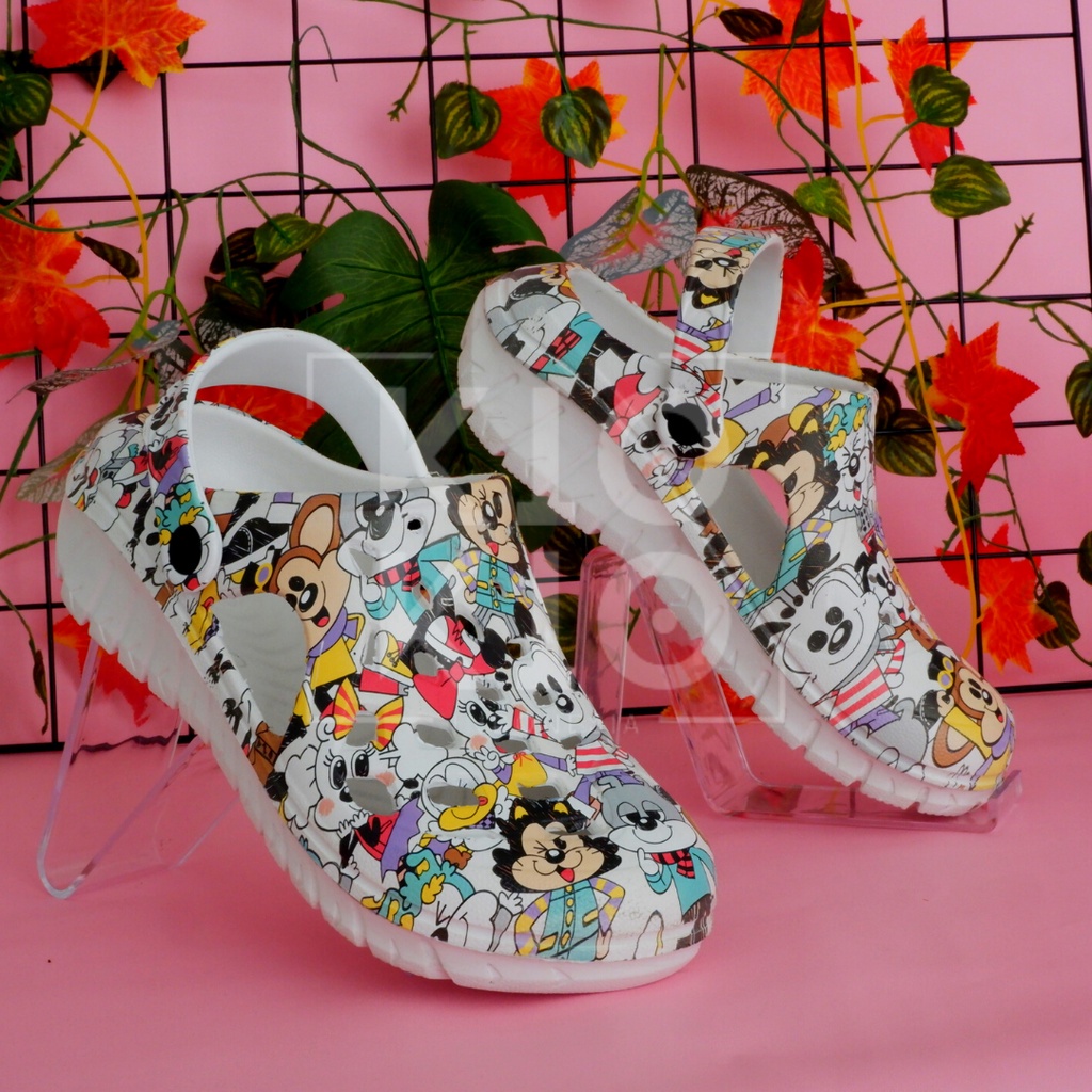 Sandal Kodok HE-MA Printing / New Arrival Sendal Kodok Printing / Sandal Rumah EVA Pria dan Wanita 111W