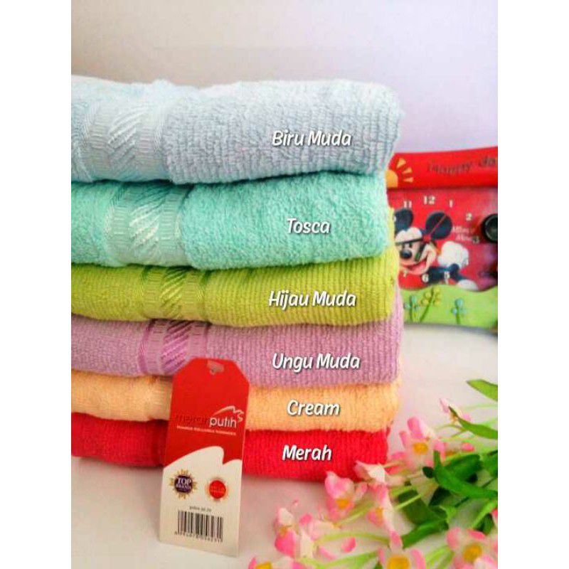 Handuk Katun Jumbo Merah Putih / MP JUMBO UK. 135x70