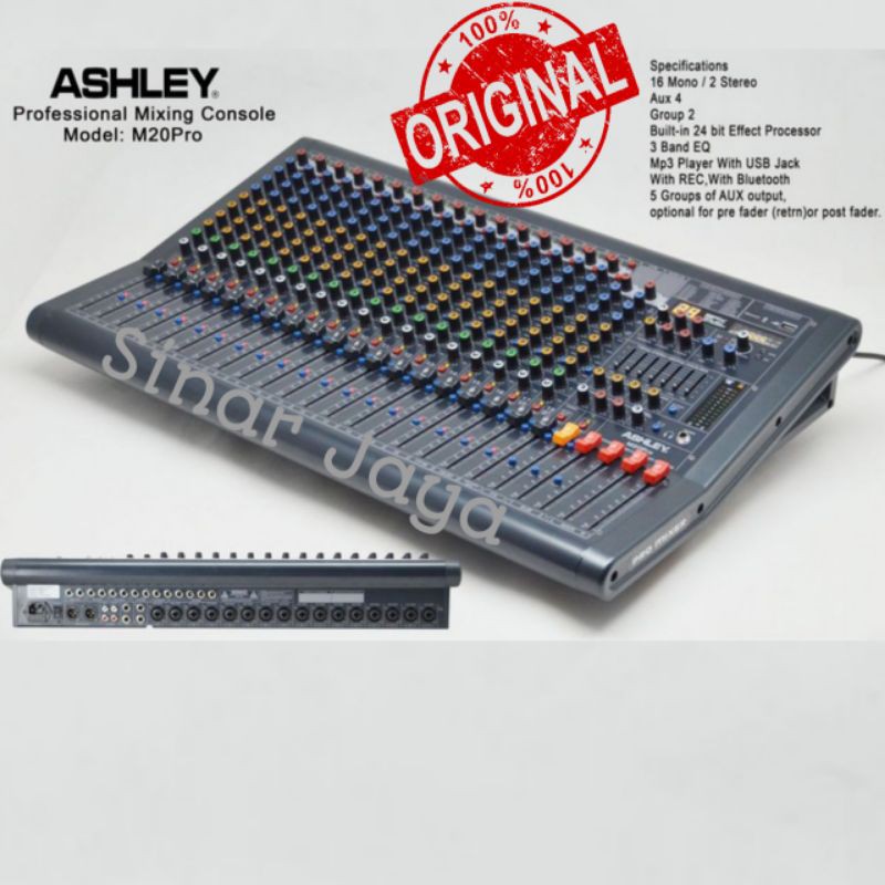 Mixer 20 channel Ashley M20PRO ORIGINAL PRODUCT