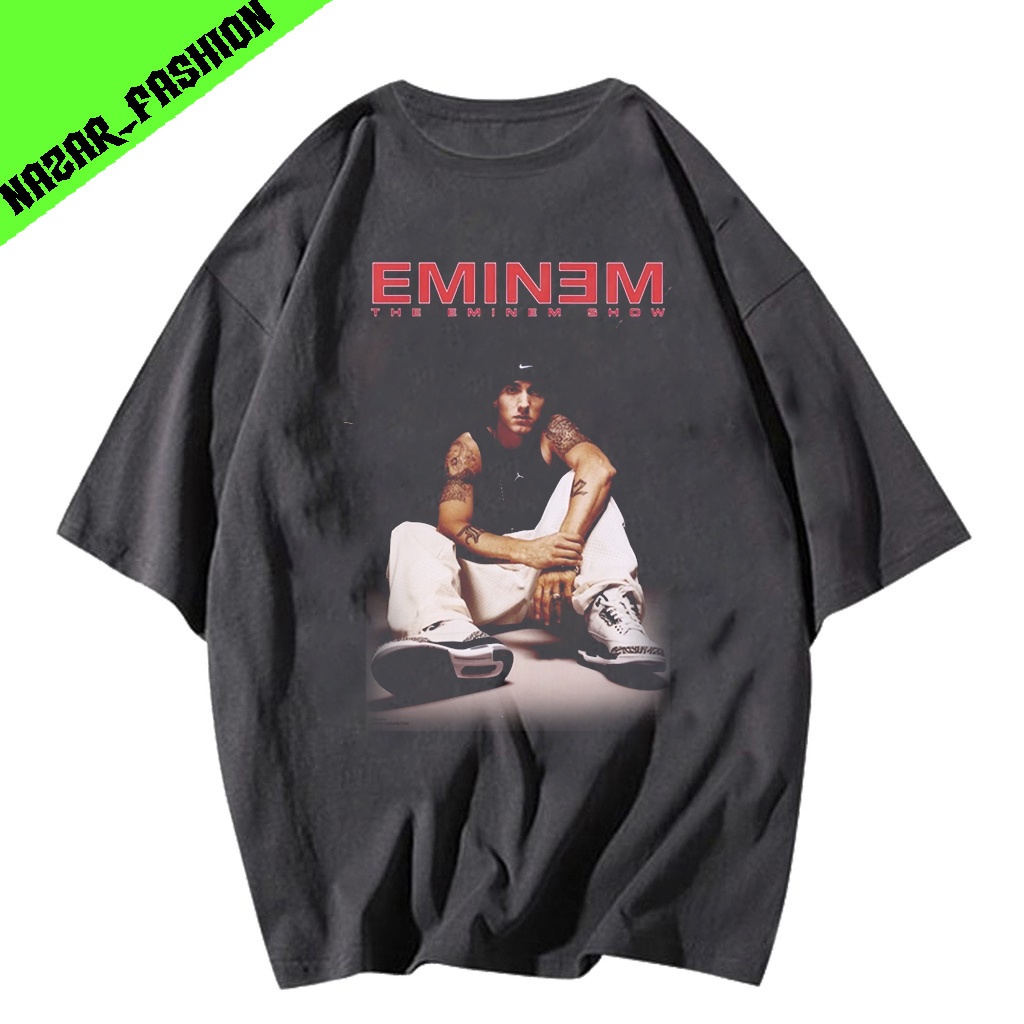 Oversize eminem the eminem show vintage wanita pria
