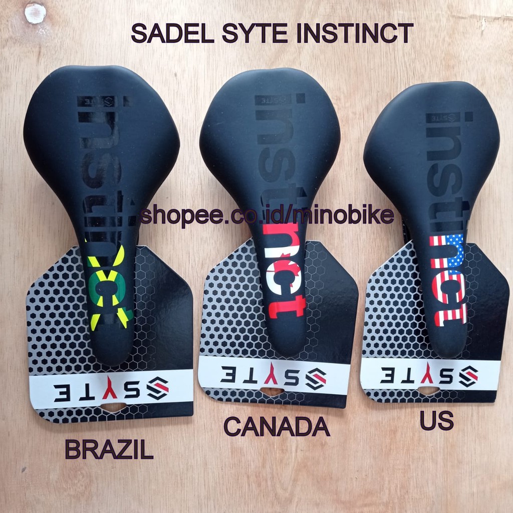 Sadel Syte Instinct Gel Tech Sadel Road Bike / Sadel Sepeda Lipat / Sadel Minion MTB Jok sepeda