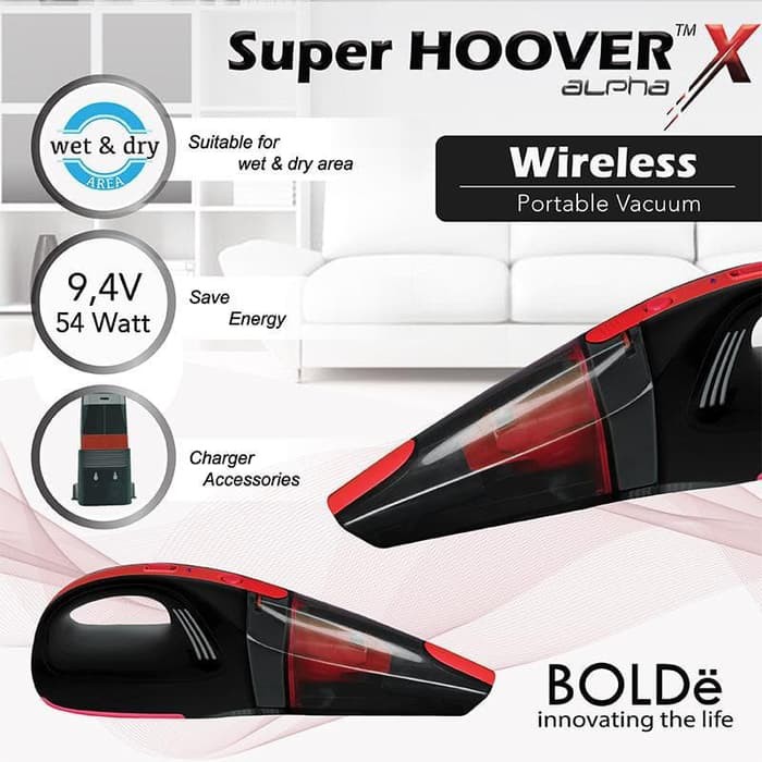 Super Hoover X Alpha Bolde - Wireless Vacuum Cleaner