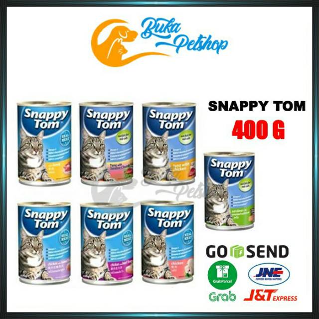Makanan Kucing / Snappy Tom 400g Adult