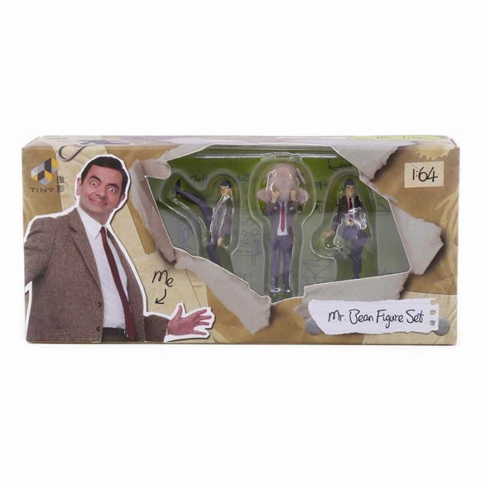 Tiny 1/64 Mr Bean Figure Set