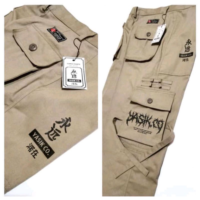 CARGO PANTS CREAM YASIK.CO SERIES VOLL 2