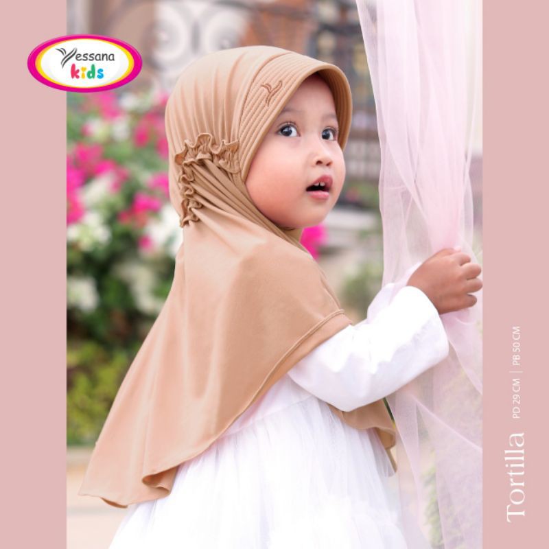bergo cut sifa ori yessana hijab jilbab anak