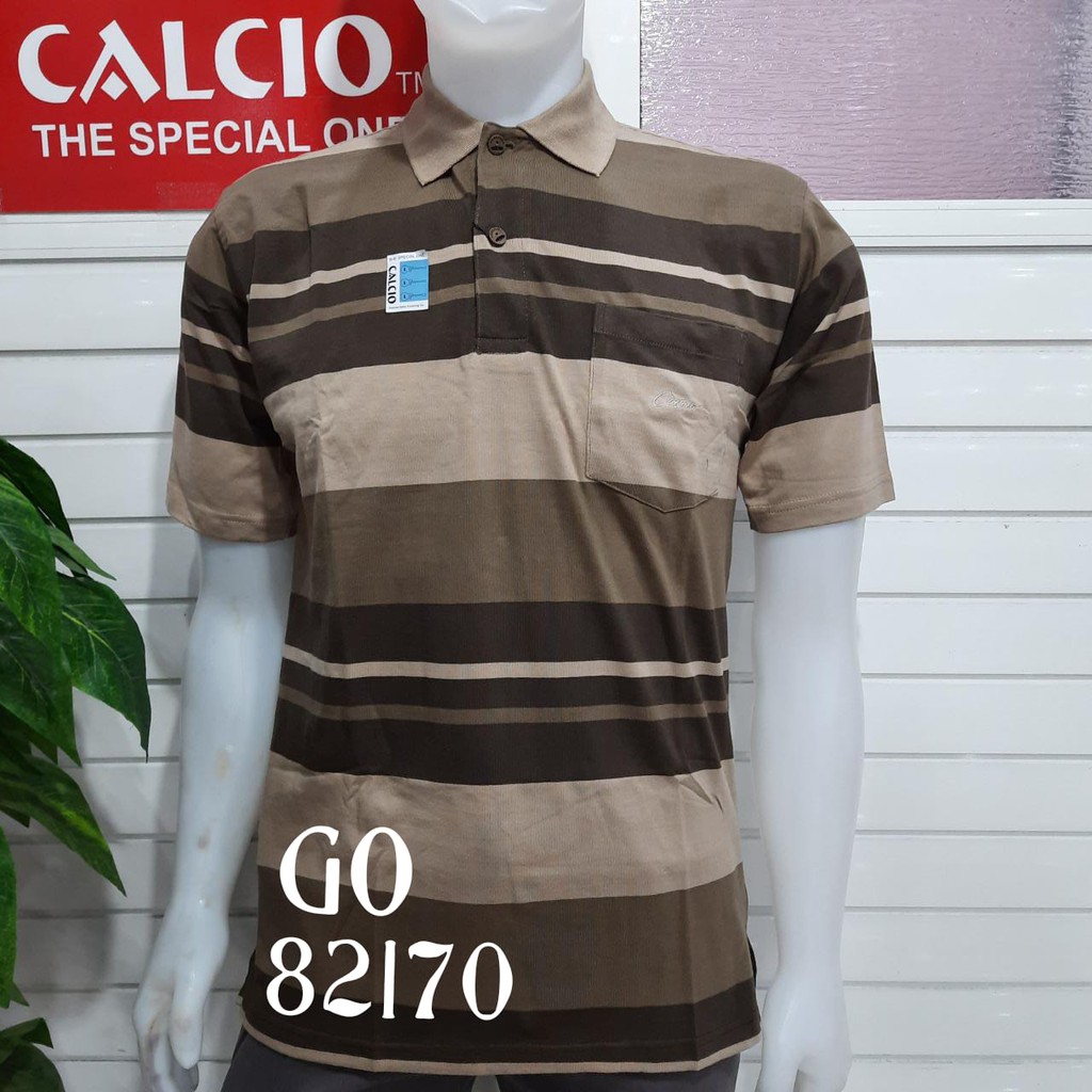 gos CALCIO+ 100% Original POLO SHIRT PRIA CASUAL Branded BK1