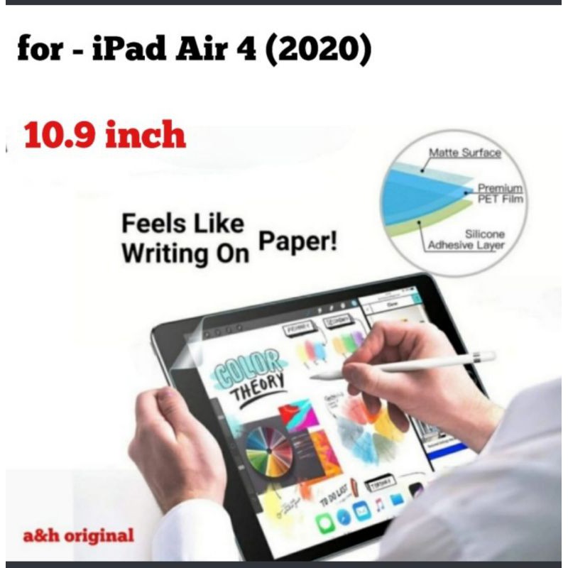 Screen Guard Apple iPad Air 4 2020 4th Gen 10.9 inch - Paperlike Film