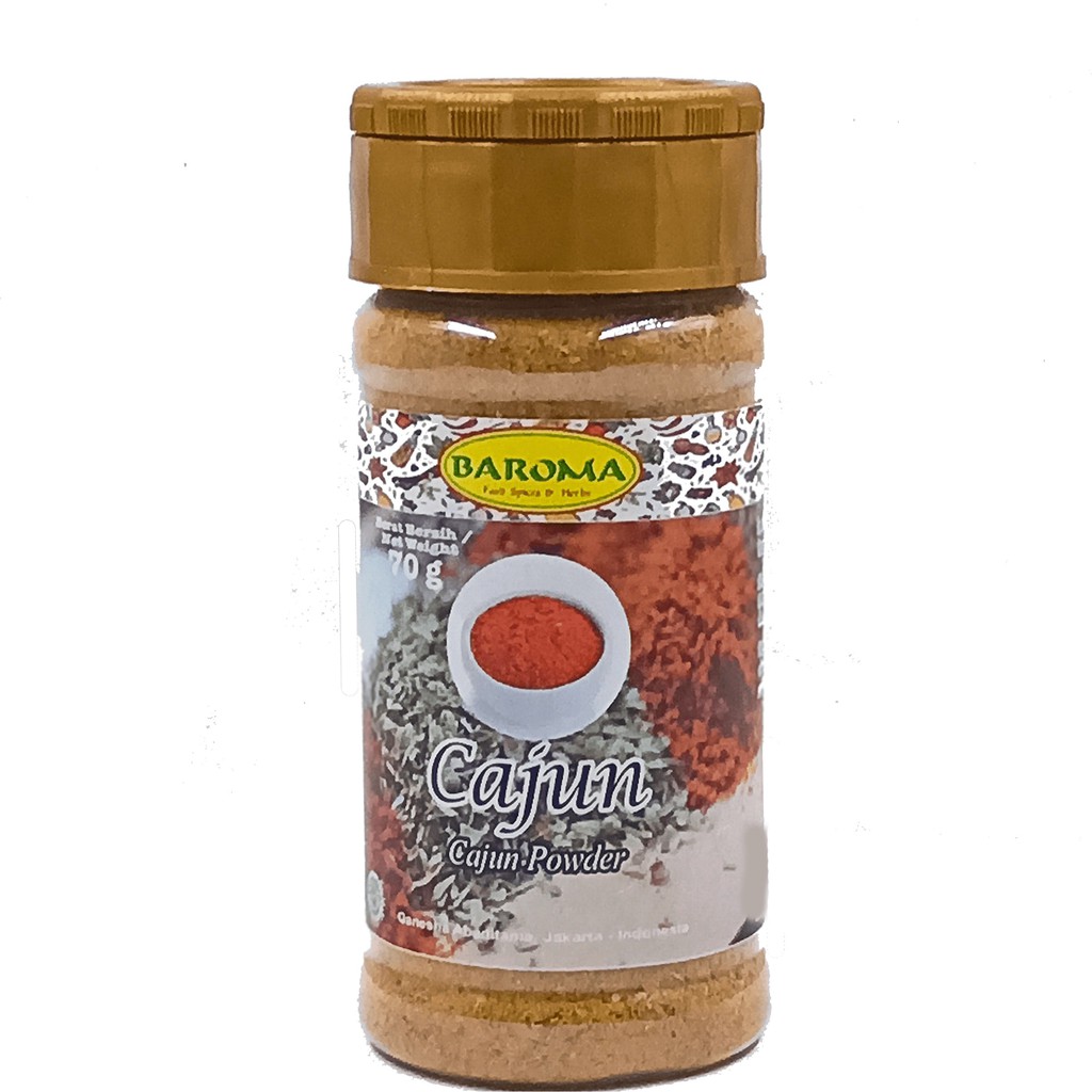 

Cajun / Cajun Powder 70g - Baroma Bumbu Rempah