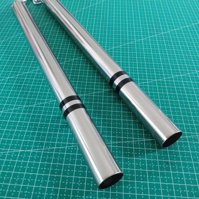 Paling Dicari.. Nunchaku stainless steel diameter 2.2cm swivel premium freestyle n fight