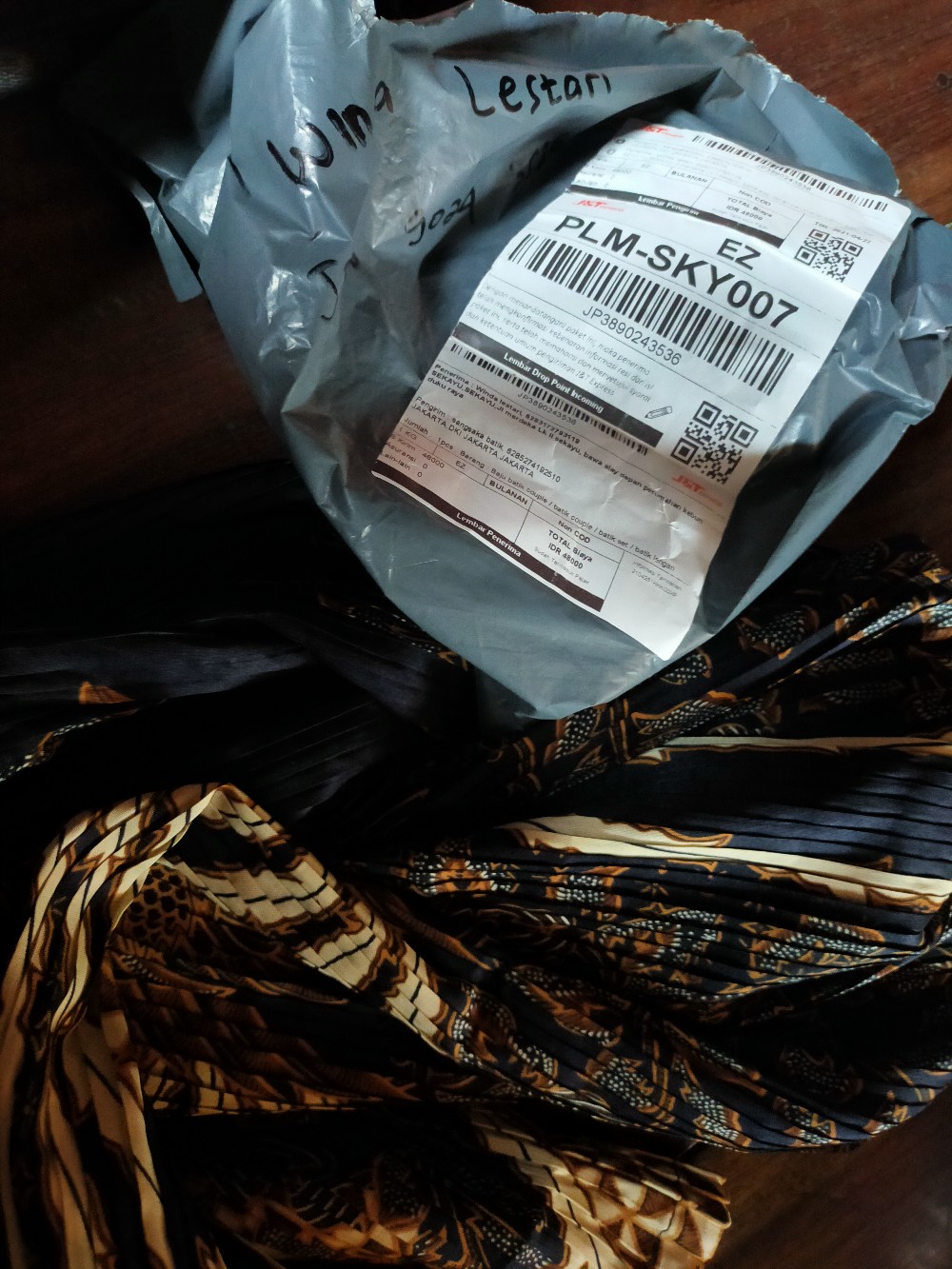 Baju Batik Couple / Batik Couple / Batik Set / Batik Lengan Panjang / Rok Set