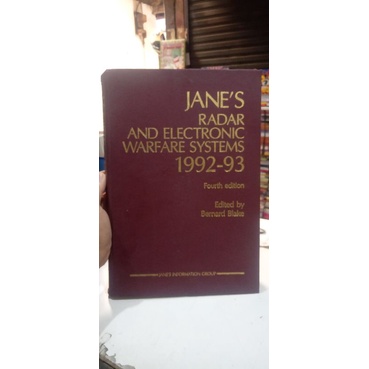 

BUKU ANTIK JANE'S RADAR AND ELECTRONIC WARFARE SYSTEMS 1992-93