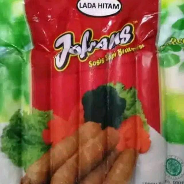 

Jofrans Sosis Sapi Lada hitam isi 7s 500gr (jumbo)