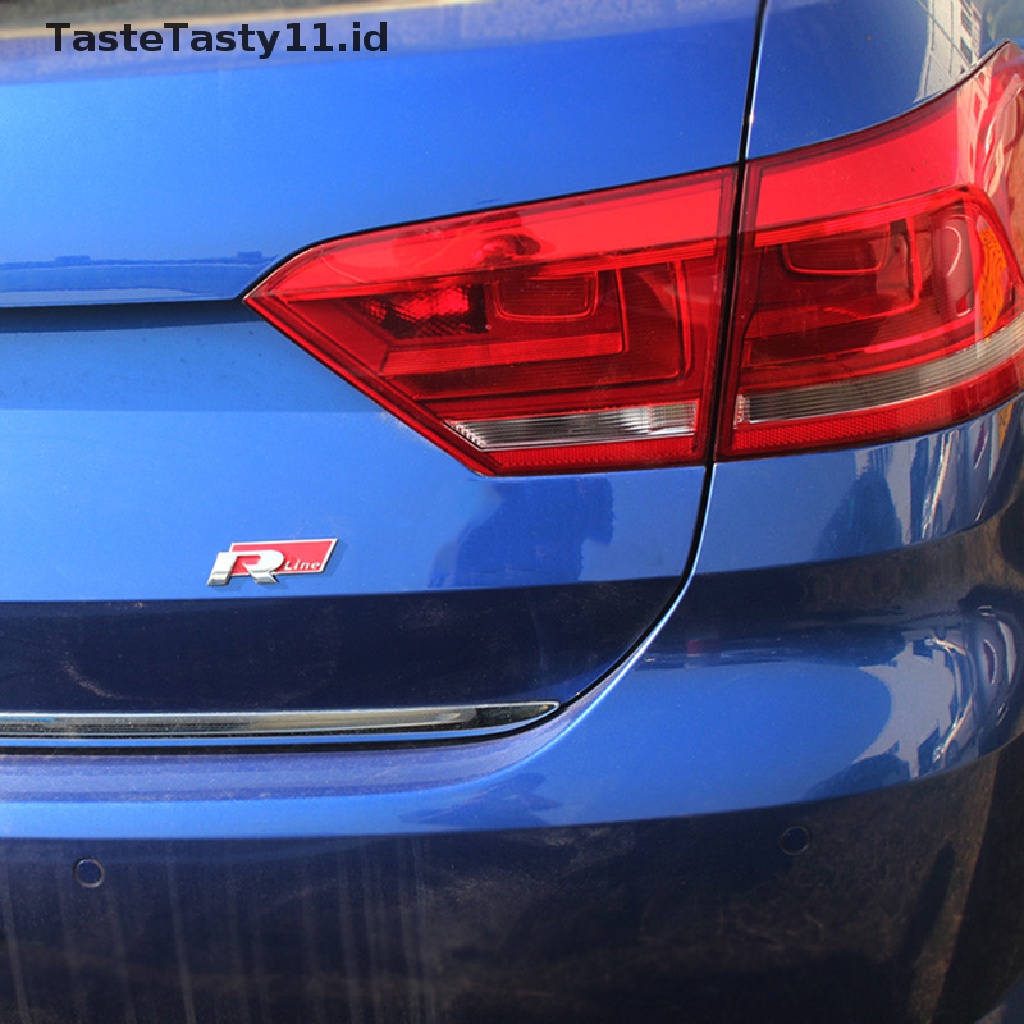 (TasteTasty) Stiker Emblem Rline Bahan Metal Untuk Bagasi Mobil VW CC GTI Passat