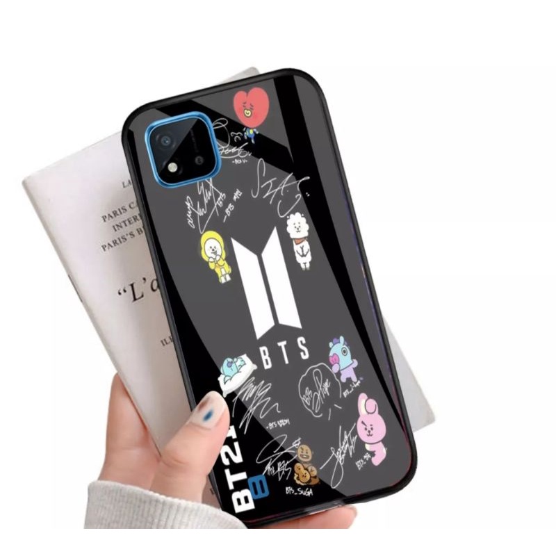 Ax case custom Realme C11 C20 Fashion Animasi cartoon BTS K-Pop Idol Edition Premium Quality