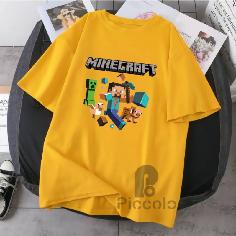 baju kaos anak minicraf unisex bahan premium