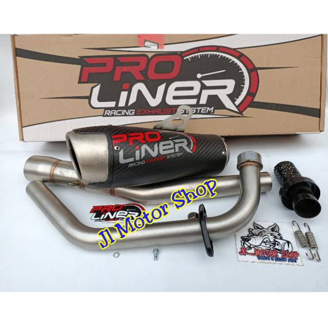 Knalpot Proliner Pro Liner TR2 TR-2 Short Long Jupiter MX King 150 - MxKing 150 ORIGINAL DB Killer