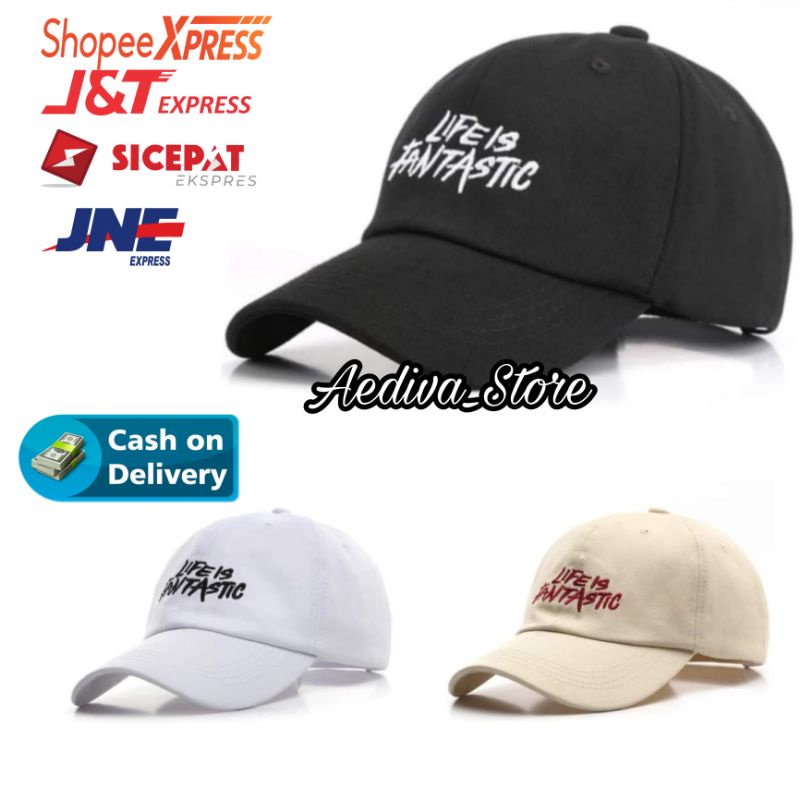 BANTING HARGA NEW TOPI PRIA WANITA/ TOPI DISTRO/ TOPI FASHION PRIA/ TOPI KEKINIAN/ TOPI BERGAYA Life