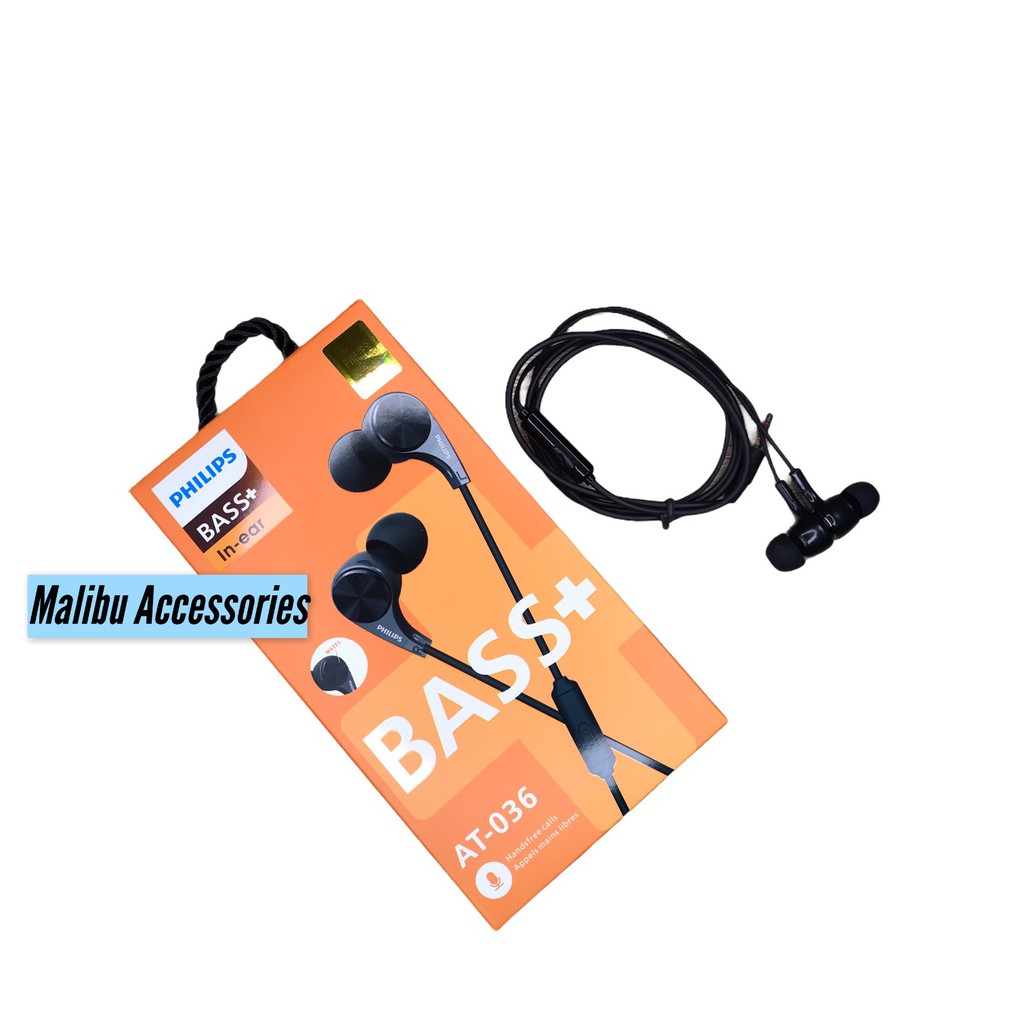 Handsfree Philips AT-036 / Earphone Philips AT-036 Kuping Magnet / AT-036 Magnet
