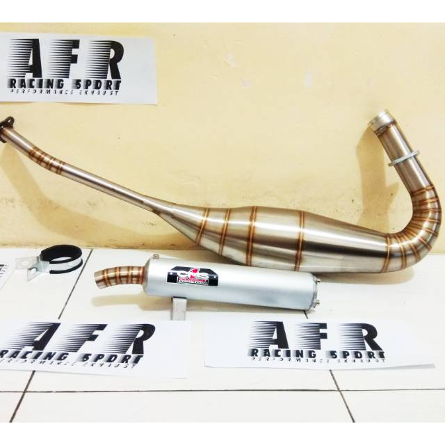 Knalpot CMS 1 Ninja R RR Stainless Silincer Aluminium las .