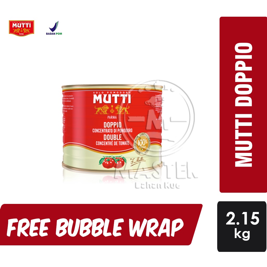 

Mutti Fruit Paste Tomato Double Conc [2.15kg]