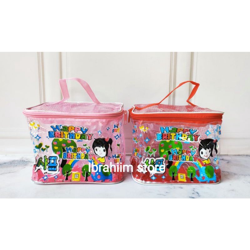 TAS ULANG TAHUN ANAK / TERBARU POUCH ULANG TAHUN ANAK LUCU MURAH TAS SOUVENIR ULANG TAHUN ANAK MURAH