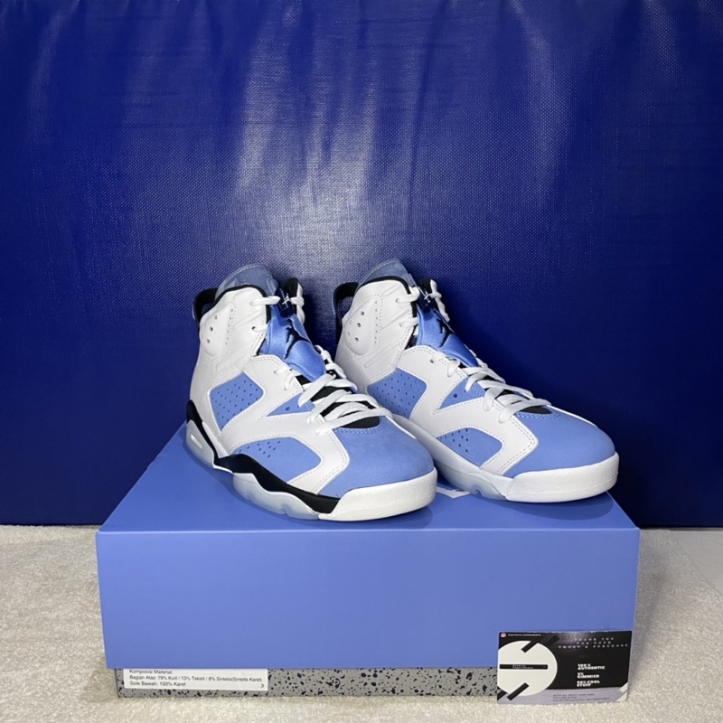 AIR JORDAN 6 RETRO UNC WHITE