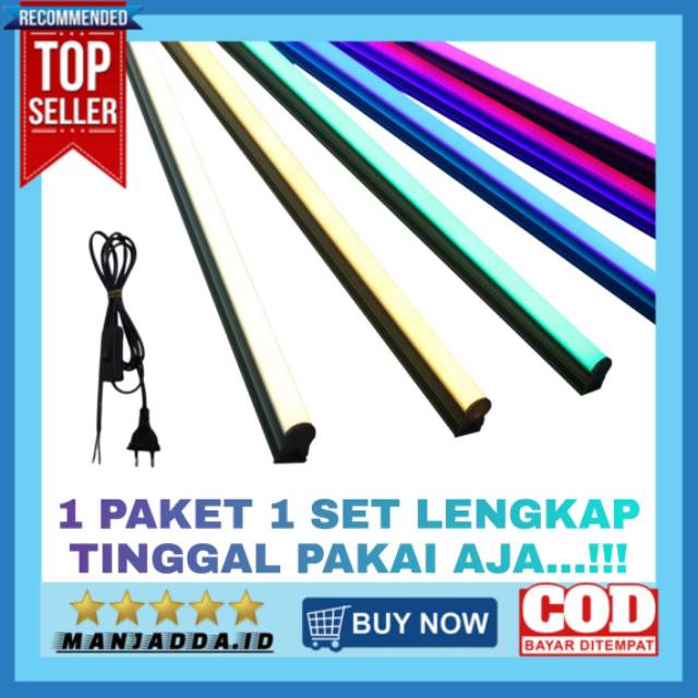  1 PAKET LENGKAP TINGGAL PAKAI LAMPU  LED DEKORASI NEON  