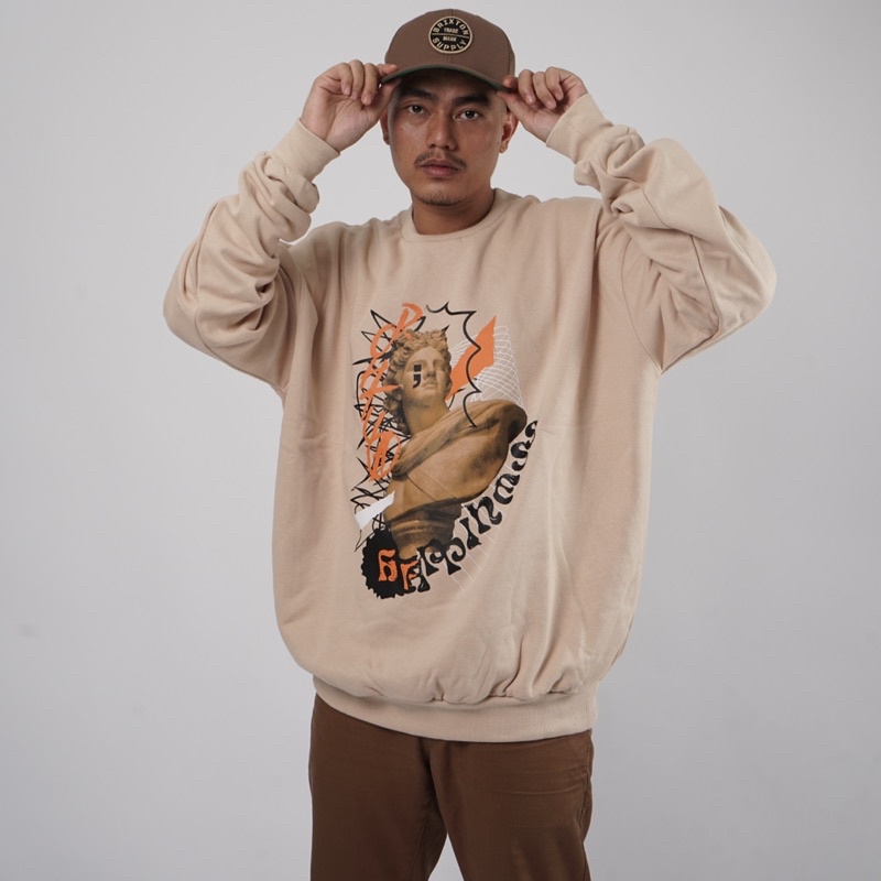 Lykke Apollo Beige Oversize Crewneck