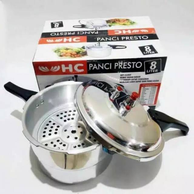 Panci Presto 8 liter Peralatan Dapur Alat Masak Murah