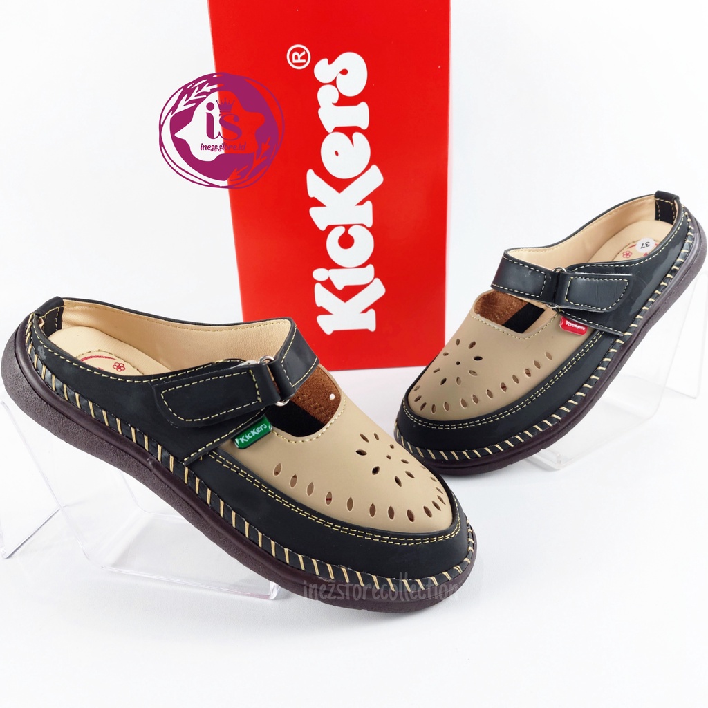 Sandal Wanita Slip On Kickers Terbaru SL09 Murah Harga Grosir